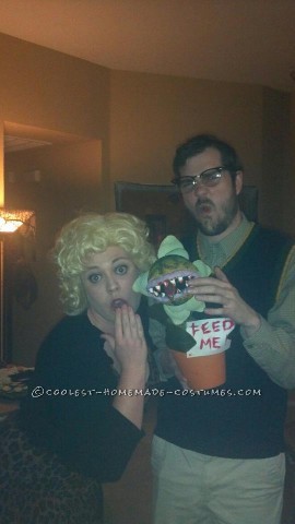 Traje épico de Shop of Horrors con Audrey II