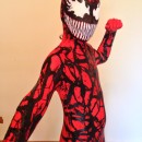 El mejor disfraz casero de Carnage (villano de Spider-Man)