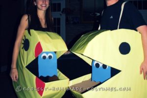 El mejor disfraz de Halloween de Mr y Mrs Pacman