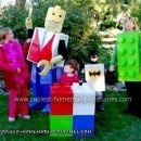 Disfraz casero de Halloween de la familia Lego