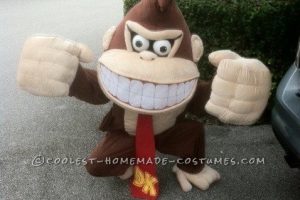 Disfraz de Donkey Kong hecho a mano