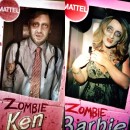 Disfraz de Zombie Ken y Zombie Barbie más aterrador para pareja