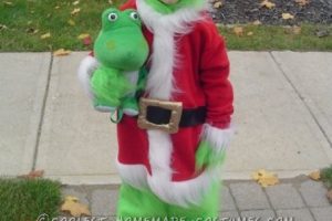 El Grinch que robó la idea del disfraz de Halloween de un niño