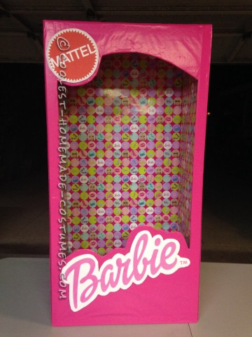 Disfraz de Barbie súper divertido en una caja para mujeres y niñas
