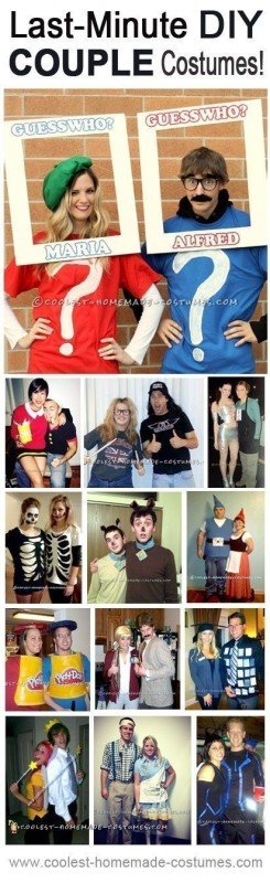 Las 13 mejores ideas de disfraces de Halloween de última hora para parejas