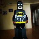 Primer intento de hacer un disfraz de Lego Batman para Halloween