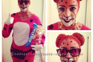 Genial idea de disfraz de Halloween DIY: Cheetos Cheetah Cheetah