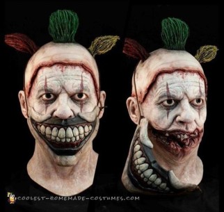 Disfraz y maquillaje Twisty the Clown de American Horror Story