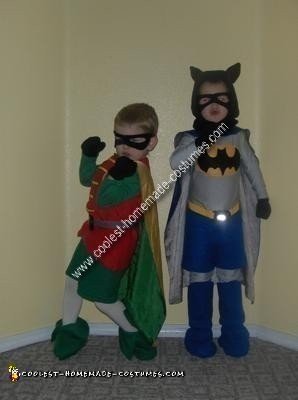 Disfraces caseros para una pareja de Batman y Robin