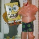 Disfraz de pareja de Bob Esponja y Patricio