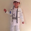 Elegante disfraz de cinta americana de Neil Armstrong para niño