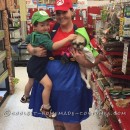 Disfraces de Super Mario Bros. para mamá, bebé y perro