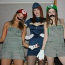 Traje ligero de Mario y Luigi para dos mujeres