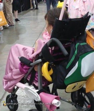 Disfraces para sillas de ruedas de la princesa Daisy y la princesa Peach