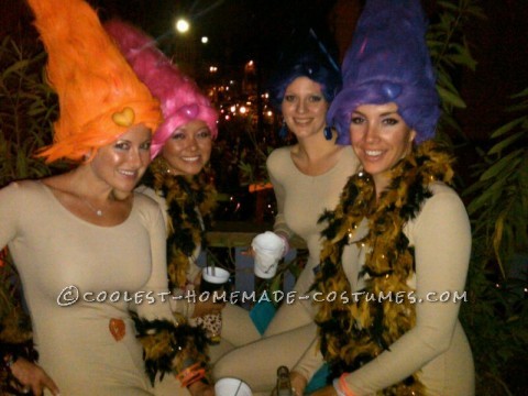 Disfraz de grupo para niña Trolls del Tesoro Sexy