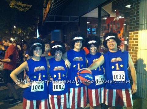 Divertida idea de disfraces grupales de bricolaje: The Harlem Globetrotters