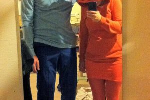 Genial idea de disfraz casero de pareja: Garfield y Jon Arbuckle