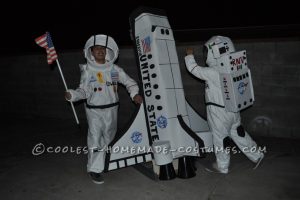 Geniales disfraces caseros de astronautas Endeavour