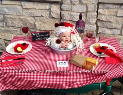 ¡El plato casero de espagueti más adorable!