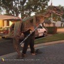 Idea de disfraz de Velociraptor DIY para Halloween