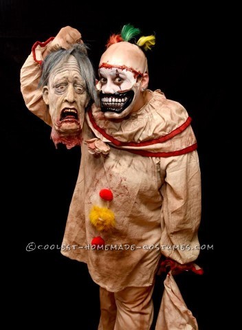 Super espeluznante traje Twisty hecho a mano de American Horror Story