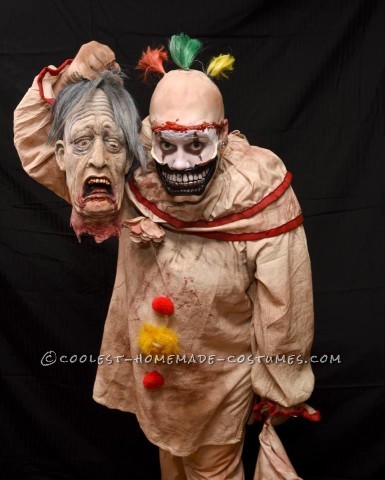 Super espeluznante traje Twisty hecho a mano de American Horror Story