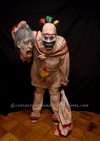 Super espeluznante traje Twisty hecho a mano de American Horror Story