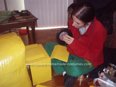 El disfraz de Halloween de autobús escolar amarillo casero más genial