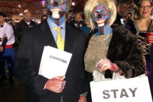 Easy ״ They Live ״ Disfraz de pareja de película de extraterrestres