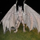 Disfraz épico de dragón albino DIY de Harry Potter
