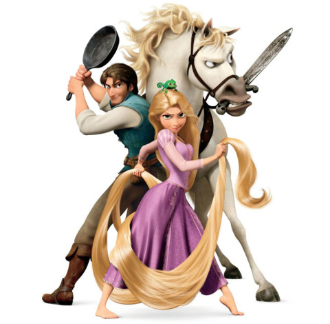 El disfraz de pareja más lindo de Disney: Rapunzel y Flynn Rider de Rapunzel: Tangled