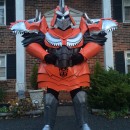 Disfraz casero de Dinobot Grimlock - Transformers: La era de la extinción
