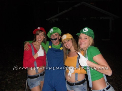 Disfraz de mario bros sexy casero para mujer