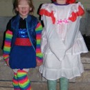 Recuerdos de la infancia de los 80: Rainbow Brite y Strawberry Shortcake Mis dos hijas fueron mis muñecas bebé para Halloween el año pasado.