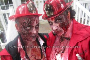 Horripilantes disfraces de zombies hechos por ti mismo para una pareja