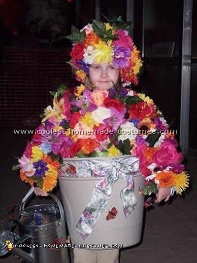 traje de flores