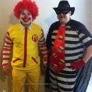 Traje de Ronald y la pareja Hamburglar