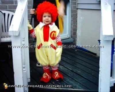 disfraz casero de ronald mcdonald