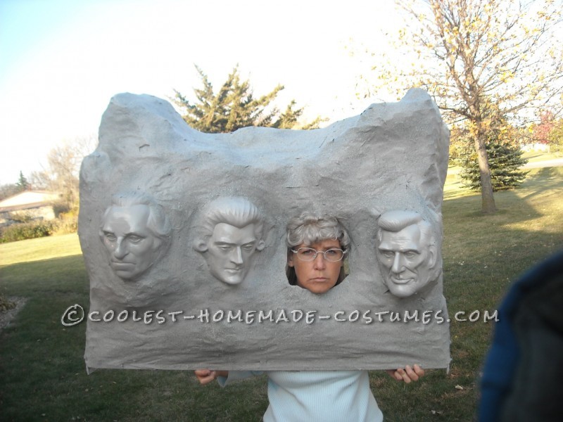 Disfraz original de patriota del Monte Rushmore hecho a mano