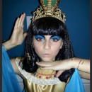 Disfraz casero de Cleopatra Reina del Nilo para niña