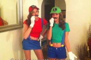 Los disfraces de última hora más tiernos de Mario y Luigi para mujer