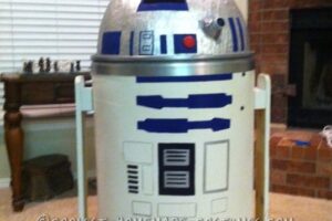 El mejor disfraz casero de R2D2 para niños