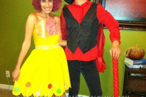 Traje de pareja DIY – Princesa Lolly y Lord Lakoris de Candyland