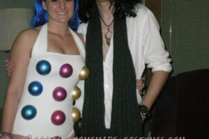 Katy Perry y Russell Brand disfrazados de pareja de Halloween