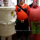 El mejor disfraz grupal de Sandy Cheeks, Mermaid Man y Patrick Star