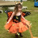Lindo disfraz de mariposa hecho a mano para niños