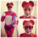 Genial idea de disfraz de Halloween DIY: Cheetos Cheetah Cheetah