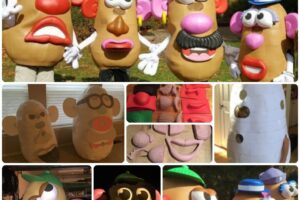 El mejor disfraz de grupo DIY Mr. Potato Head