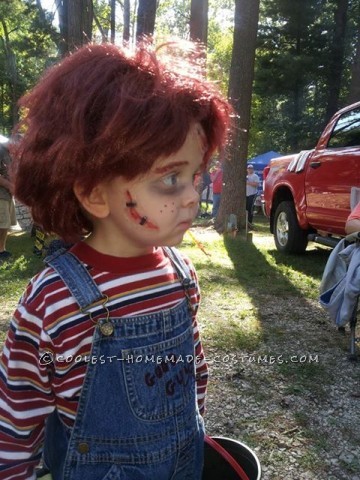 El pequeño disfraz de bebé Chucky que ganó la competencia