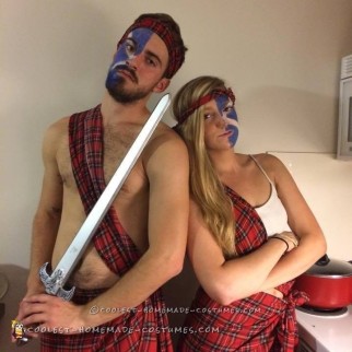 Traje de pareja Easy Badass Braveheart